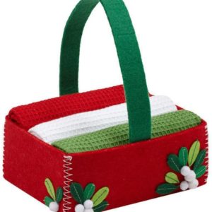 christmas kitchen towels gift set