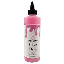 pink cake drip