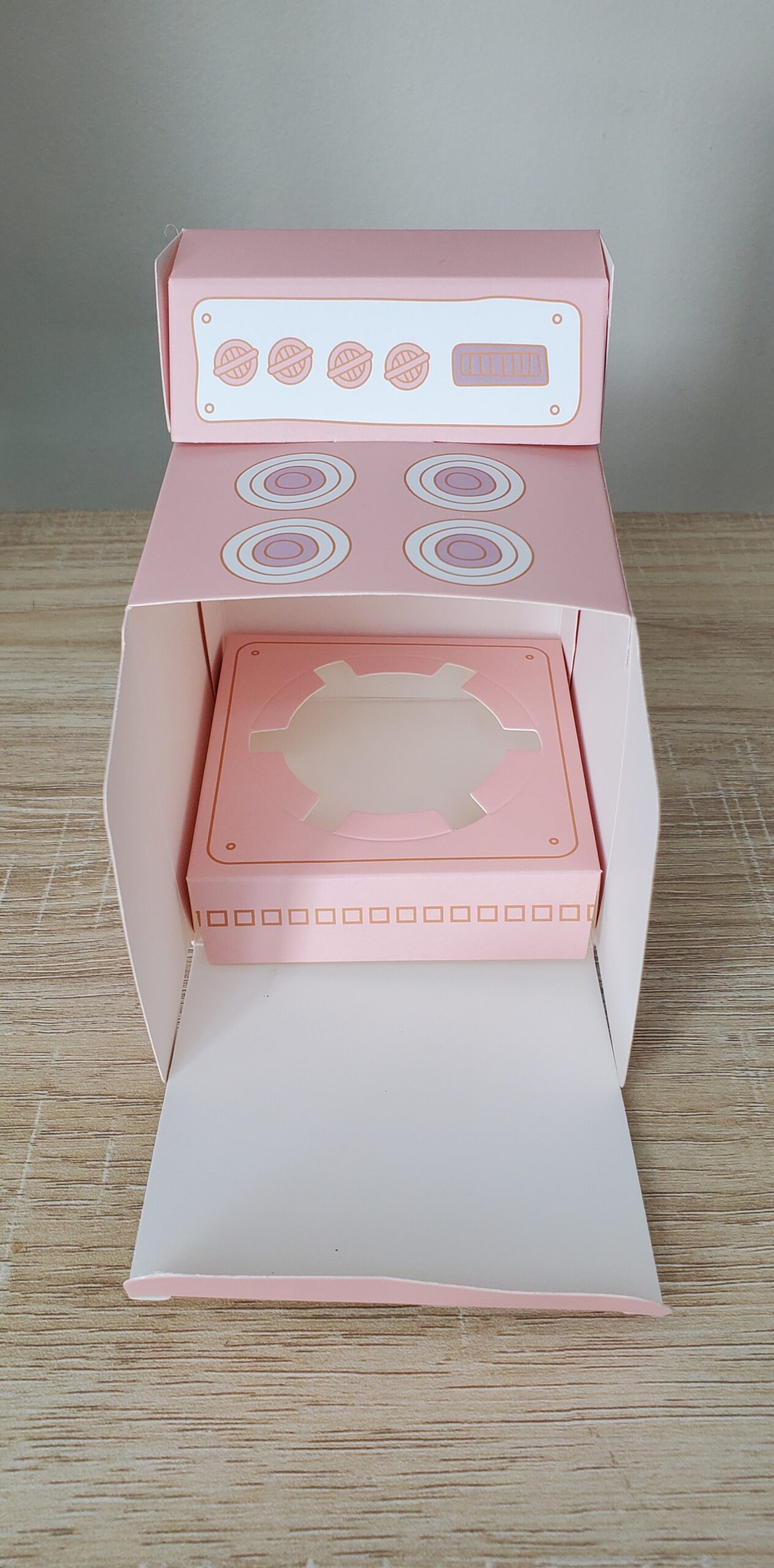 pink stove box