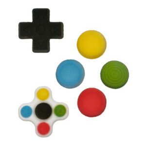 Gaming Sugar Edible Buttons Mix (6 pcs)
